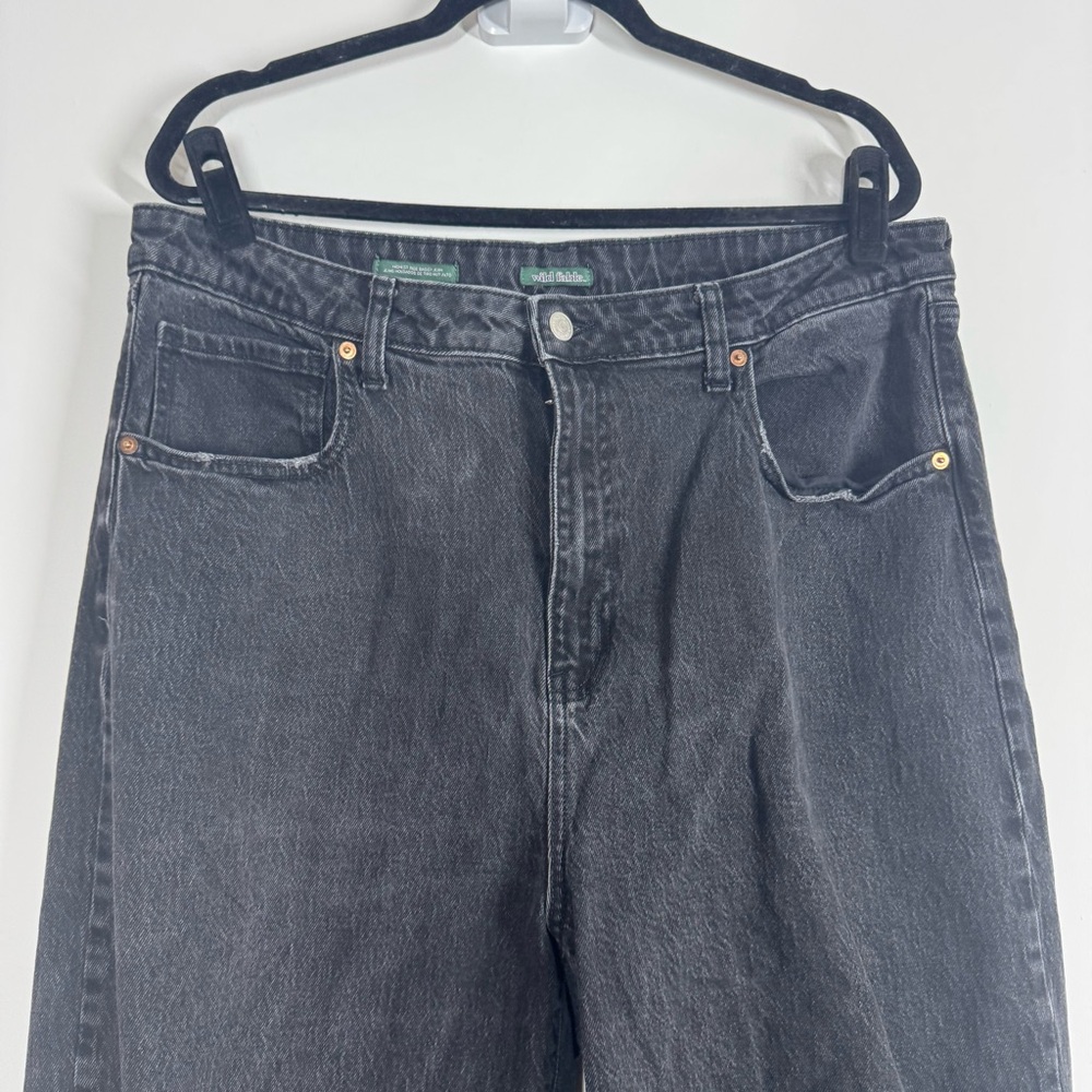 Wild Fable Jeans High Rise Baggy Straight Leg Distressed - Picture 3 of 12